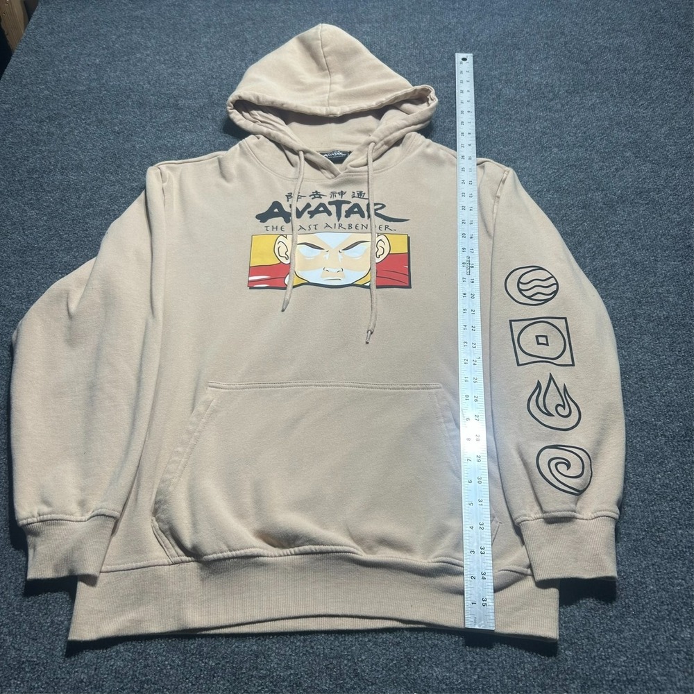 Avatar: The Last Airbender Beige Hoodie Size Large - Picture 3 of 6
